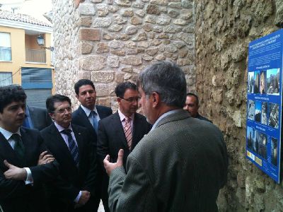 Concluidas las obras de rehabilitacin del Porche de San Antonio, Torres rojano y 9 y un tramo de la muralla medieval de Lorca