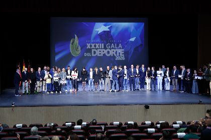 La 32� Gala del Deporte de Lorca pone en valor el esfuerzo, la superaci�n y los �xitos del deporte local durante 2025 