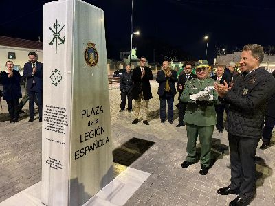 El alcalde inaugura la ''Plaza de la Legin Espaola'' en el VI Encuentro Nacional de Hermandades vinculadas a la Legin