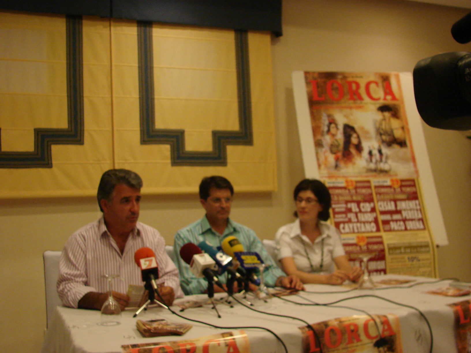 Jdar, Medina y Reverte presentaron el cartel de la feria taurina de Lorca 2007