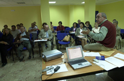 Entrega de diplomas a los profesores del Aula de Mayores de la Universidad de Murcia