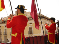 Ministriles y clarineros celebran las vsperas del Corpus