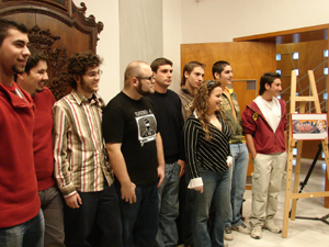 Siete jvenes artistas lorquinos ganadores de las distintas modalidades del certamen Meridiano Creativo