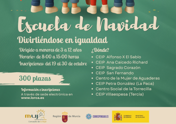 Escuelas de Navidad 2026. Divirtiéndose a igualdad