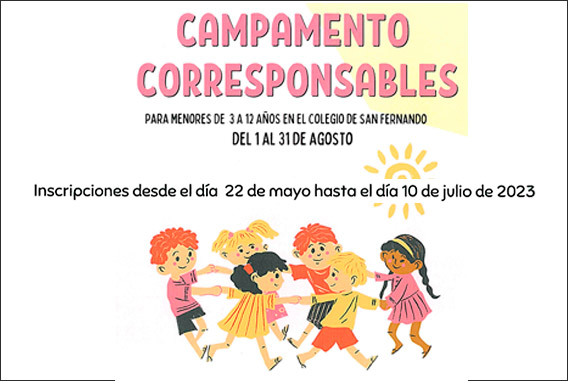 Campamento Corresponsables. Para menores del municipio