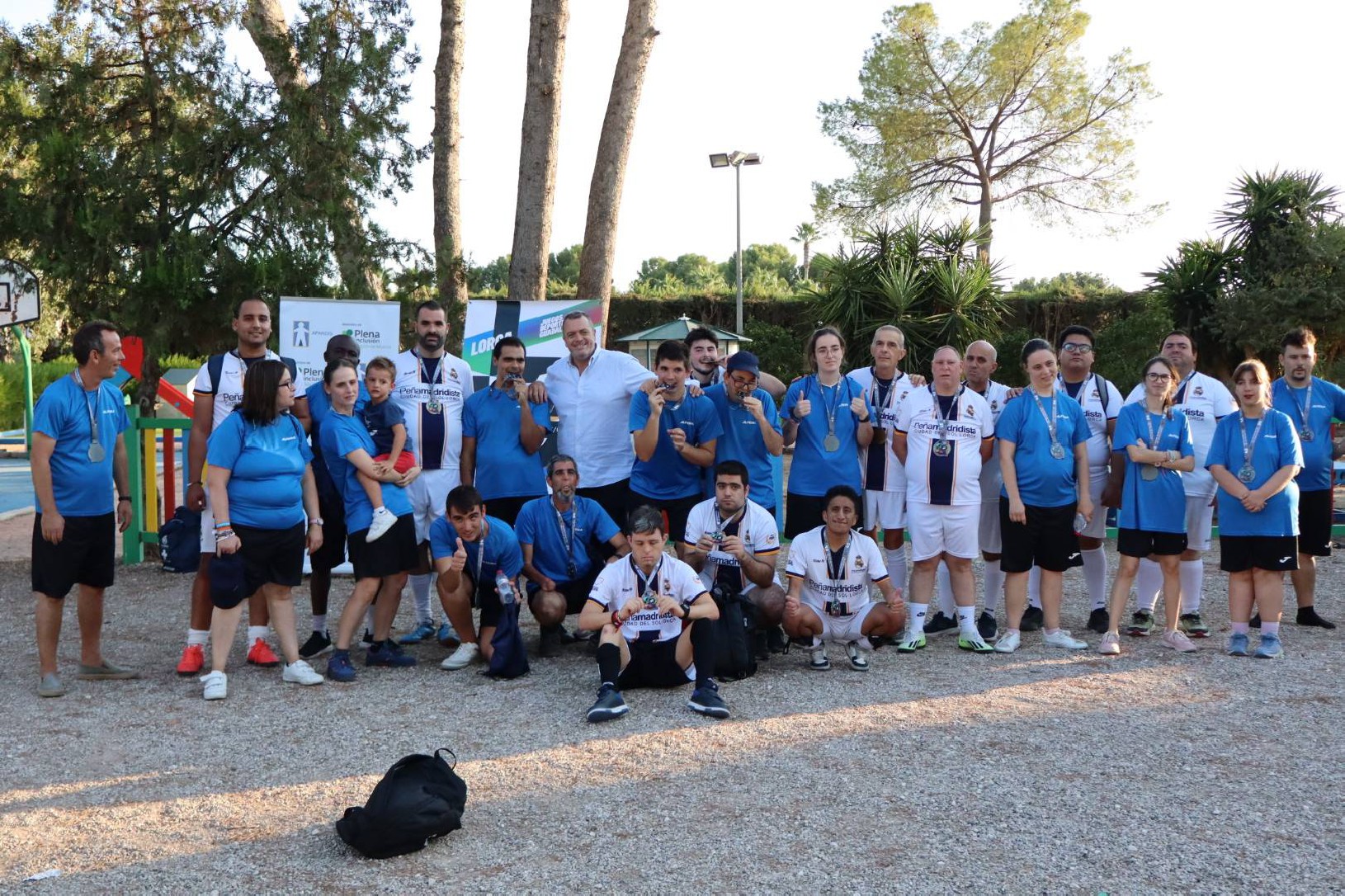 Apandis y Asprodes disputan el trofeo de fútbol adaptado de los 46º Juegos Deportivos del Guadalentín